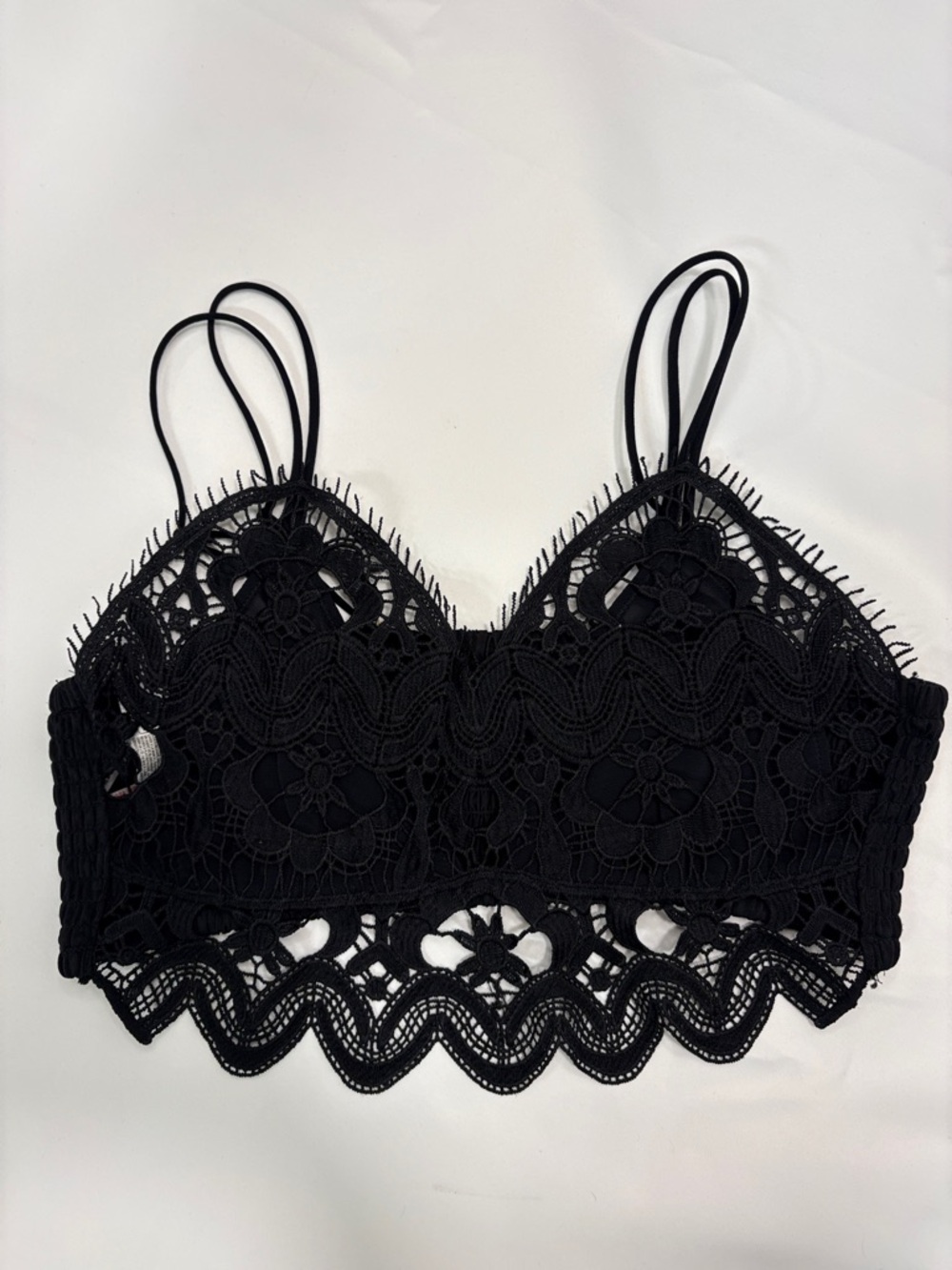 ANTHROPOLOGIE THE VIVIETTE LACE BRA TOP!